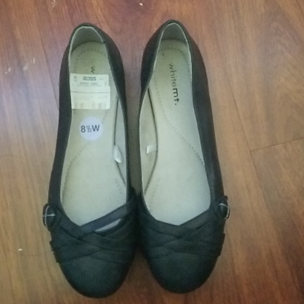 Beautiful slip on black women's shoe